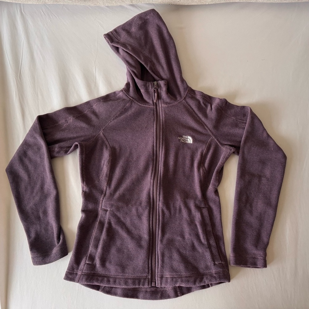 The North Face XS Polartec Full-Zip Hoodie - Plum / Purple